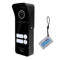 Виклична панель домофону з вбудованим зчитувачем карток SEVEN CP-7504/2 RFID black