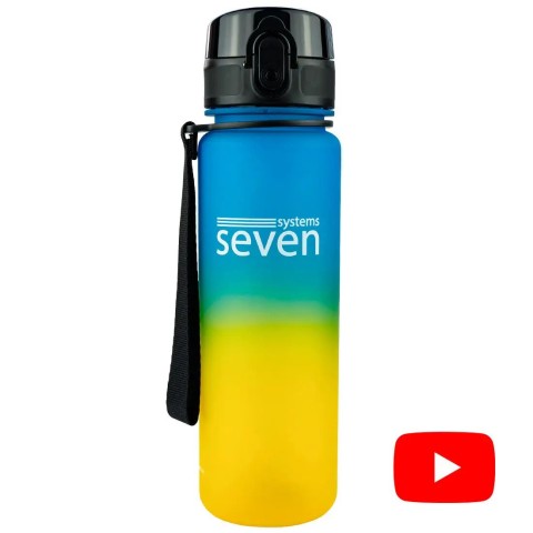 Еко пляшка для води SEVEN 500 мл спортивна