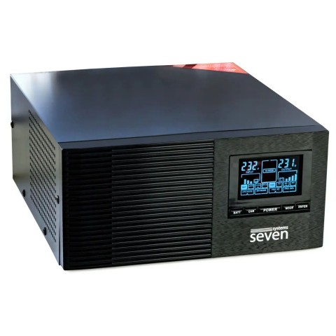 Комплект резервного живлення SEVEN I-7964 1200ВА/1000Вт з АКБ Sorotec LiFePO4 12.8V/100Ah 1280Wh