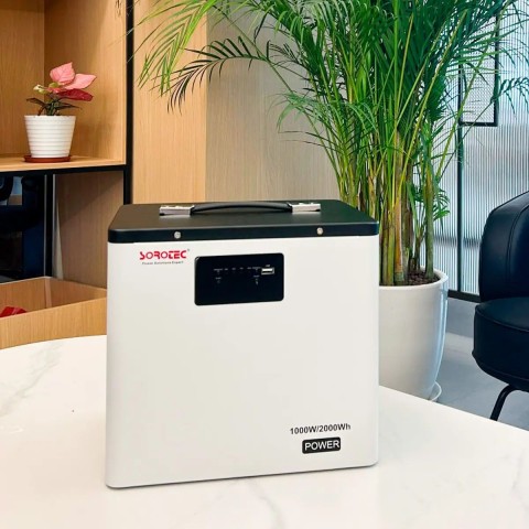 Power station (гібридний інвертор з АКБ) Sorotec REVO MP 1,0KW / 2,0KWh (джерело безперебійного живлення)