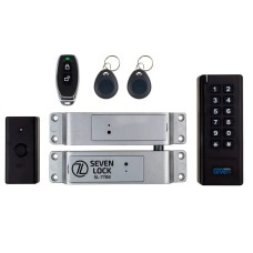 Беспроводной комплект контроля доступа SEVEN LOCK SL-7708 black