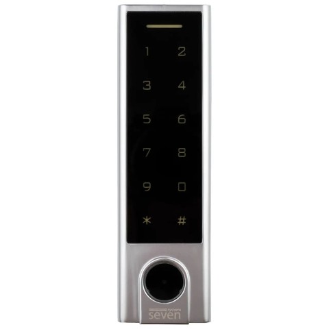 Умный контроллер доступа Bluetooth с клавиатурой и считывателем QR кодов SEVEN CR-7476BQ MIFARE
