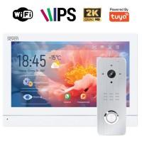 Комплект Wi-Fi домофону 7 дюймів з панеллю виклику SEVEN DP-7576/07Kit white