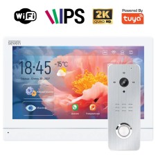 Комплект Wi-Fi домофону 7 дюймів з панеллю виклику SEVEN DP-7576/07Kit white