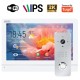 Комплект Wi-Fi домофону 7 дюймів з панеллю виклику SEVEN DP-7576/07Kit white