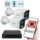 Комплект "Встанови сам" IP-відеоспостереження 2 Мп на 2 вуличні камери SEVEN 2B2KIT