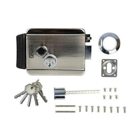 Умный электромеханический замок для калитки и дверей SEVEN LOCK EL-7729