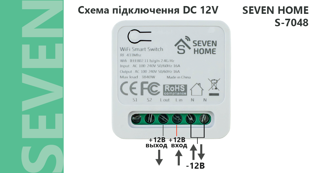Основні переваги SEVEN HOME S-7048 Основні переваги SEVEN HOME S-7048